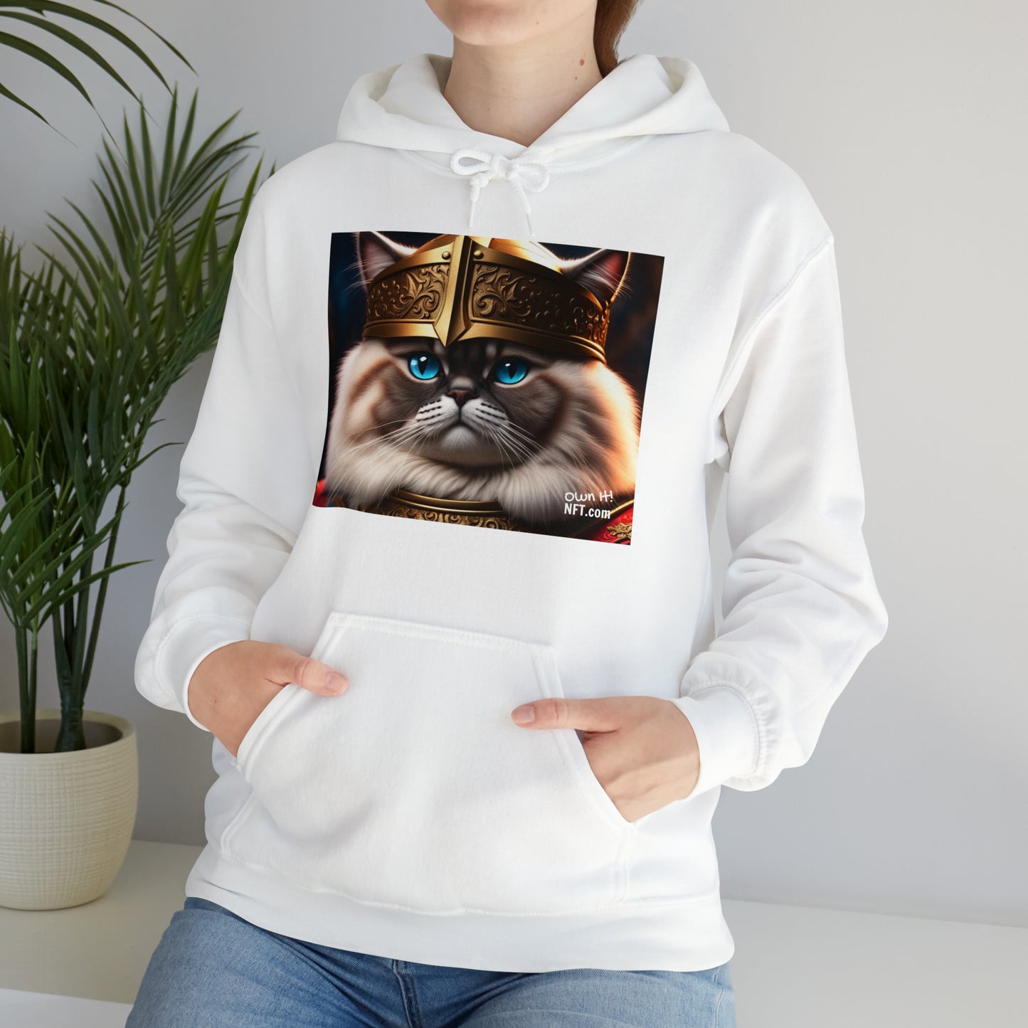 The King of the Cats Profession NFT Art Unisex Heavy Blend™ Hooded Sweatshirt