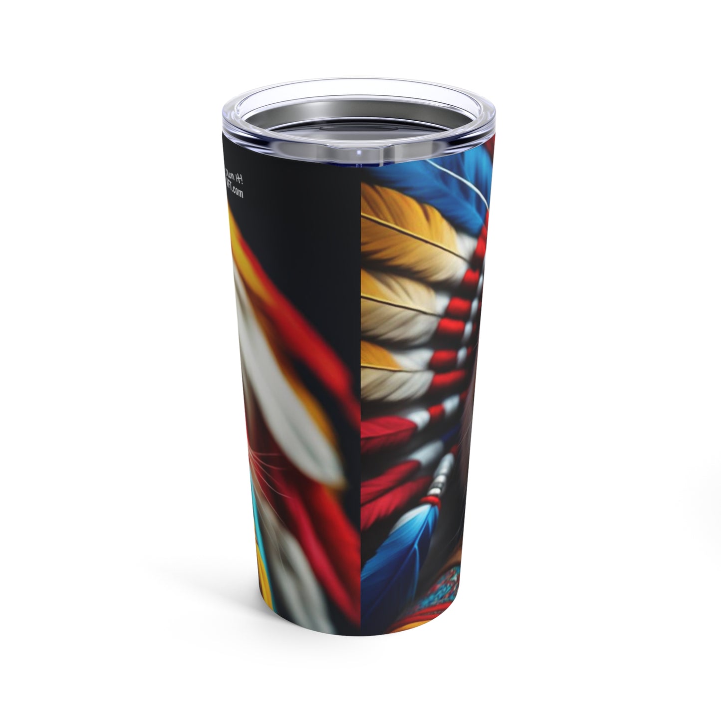 The American Indian Chief Cat Profession NFT Art Tumbler 20oz