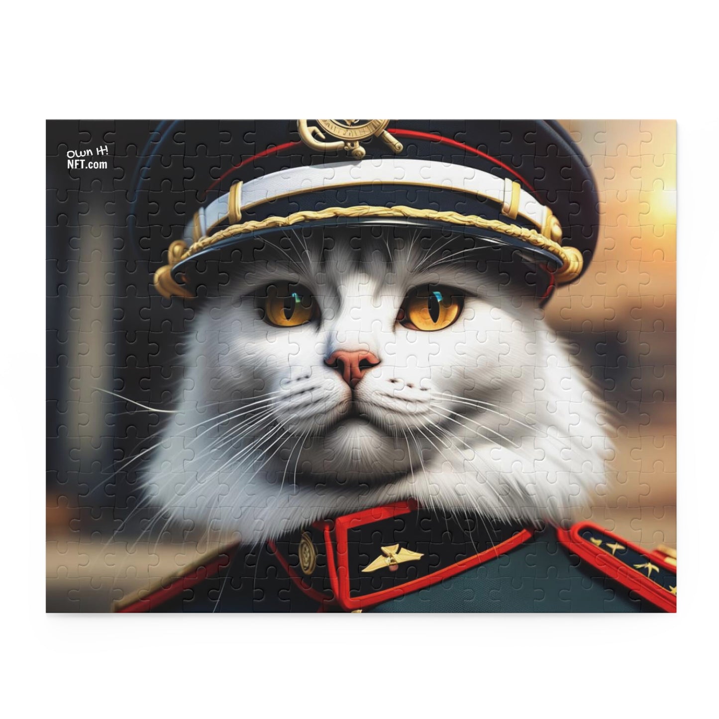 Officer Cat Profession NFT Art Collection Puzzle (120, 252, 500-Piece)