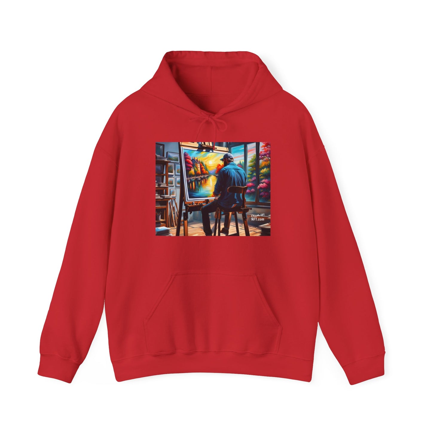 Fan Inspired Arthur The Artist NFT Art Unisex Heavy Blend™ Hooded Sweatshirt