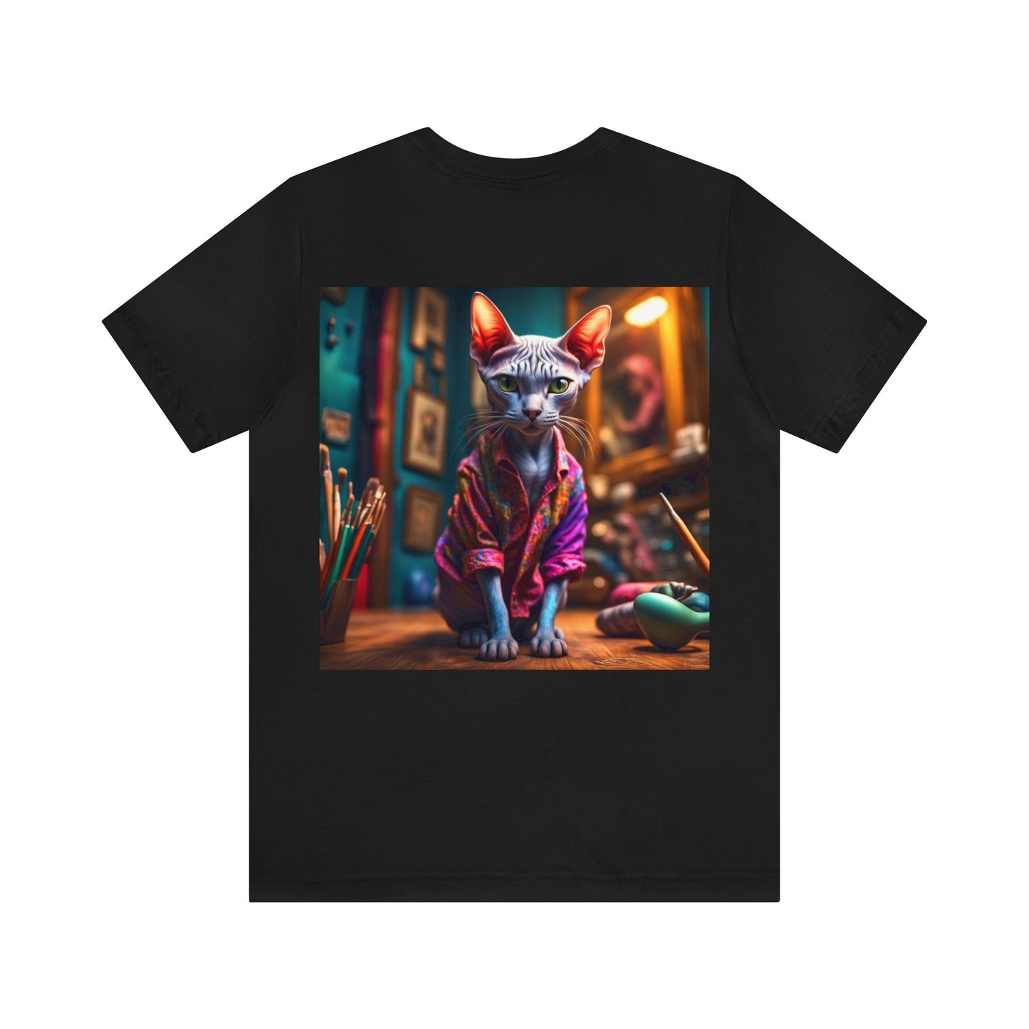 Artist Cat Profession NFT Art Unisex Jersey Short Sleeve Tee