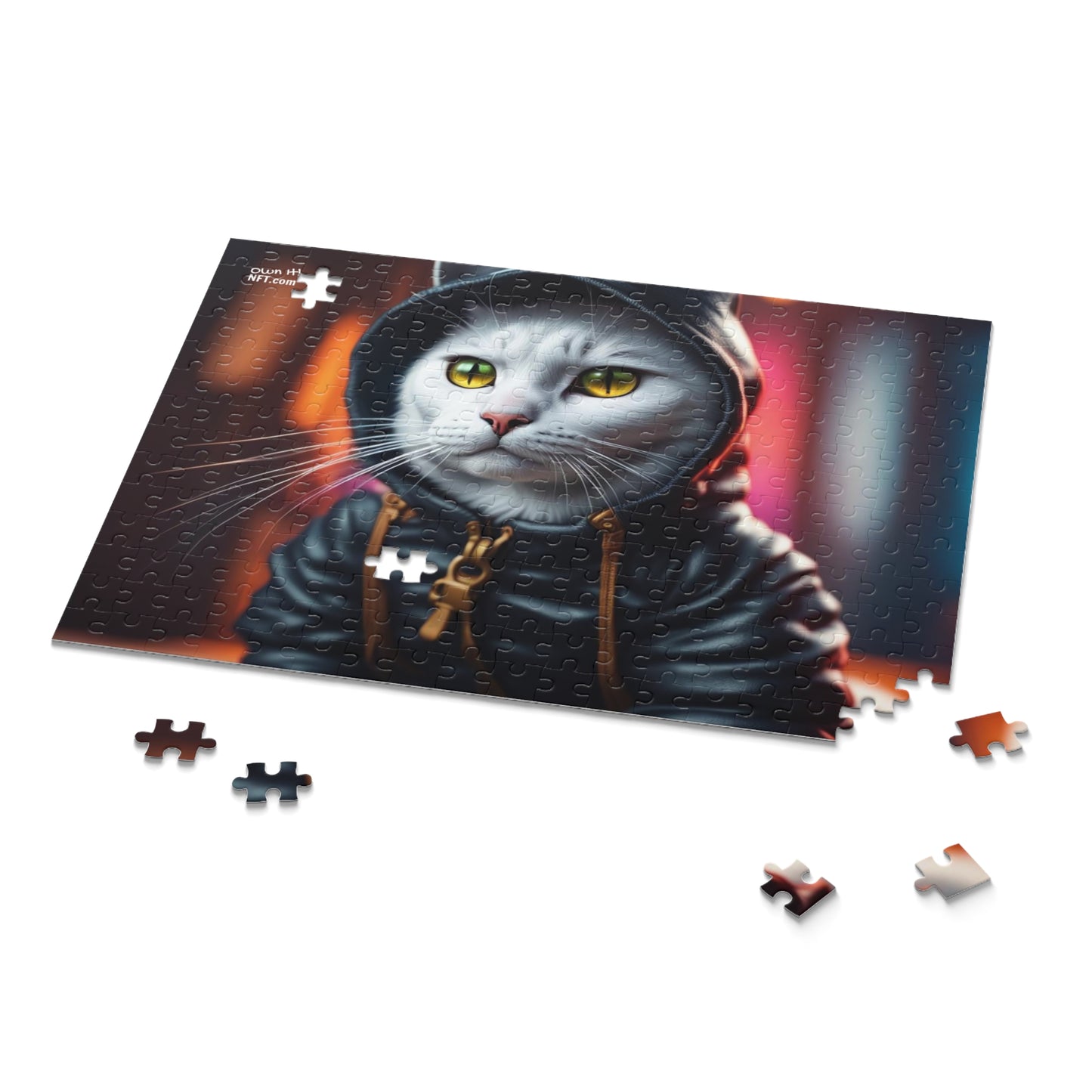 Inner City Cat Profession NFT Art Collection Puzzle (120, 252, 500-Piece)