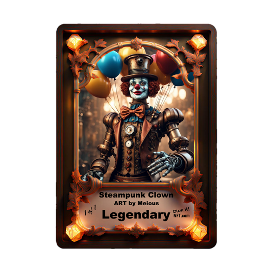 The Steampunk Circus Clown Legendary NFT 1 of 1