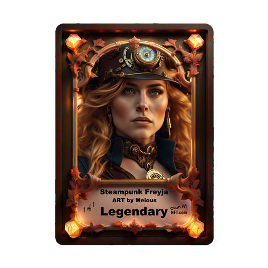 The Steampunk Norse Goddess Freyja Legendary NFT 1 of 1