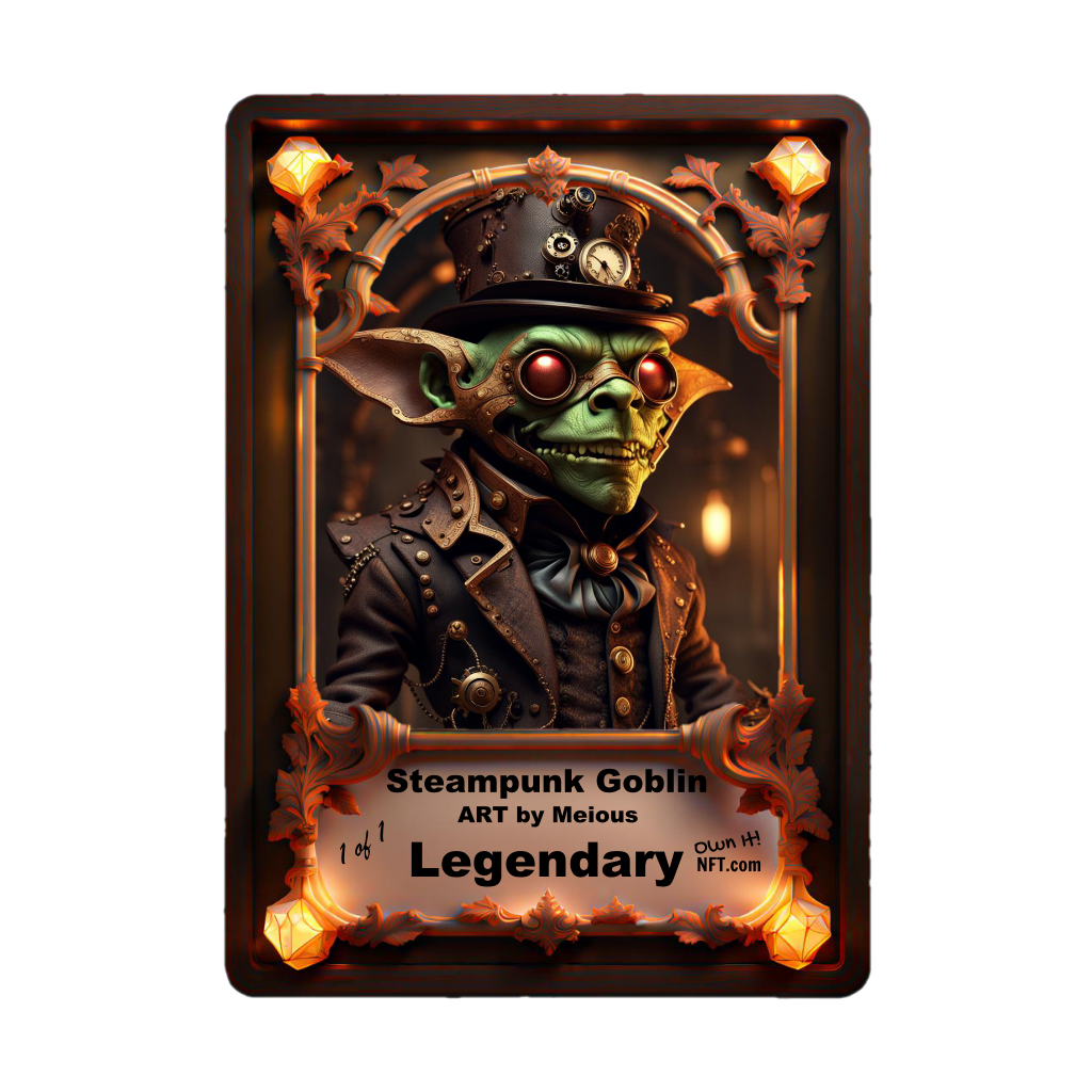 The Steampunk Goblin Legendary NFT 1 of 1