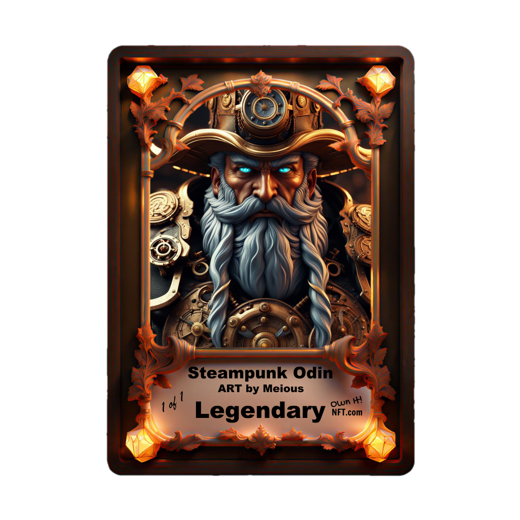 The Steampunk Norse God Odin Legendary NFT 1 of 1