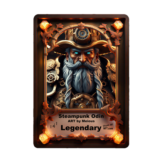 The Steampunk Norse God Odin Legendary NFT 1 of 1