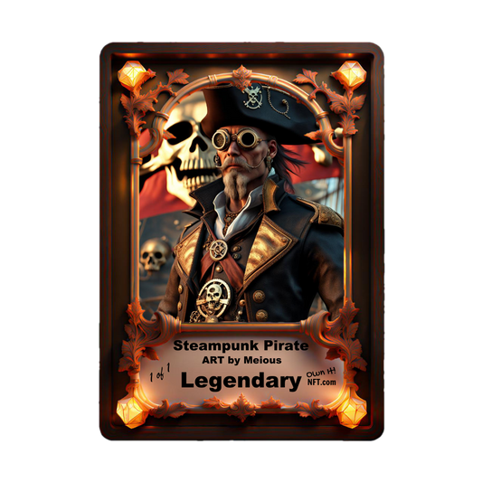 The Steampunk Pirate Captain Legendary NFT 1 of 1