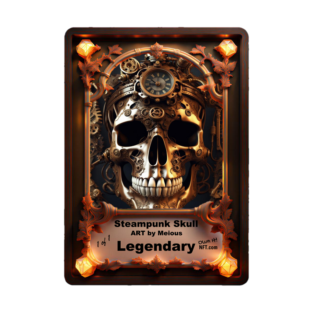 The Steampunk Skull Legendary NFT 1 of 1