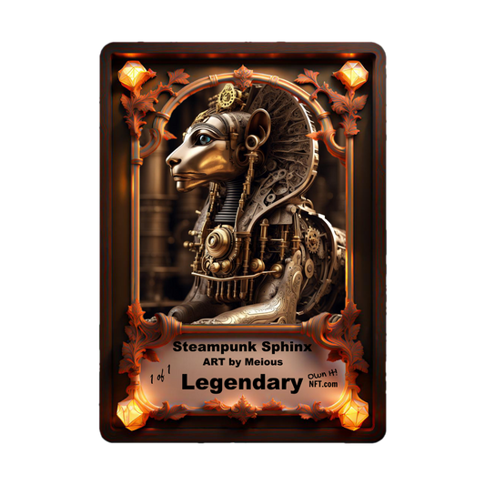 The Steampunk Egyptian Sphinx Legendary NFT 1 of 1