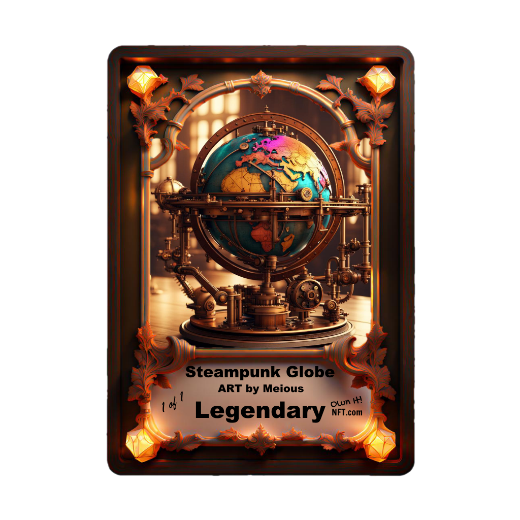 The Steampunk World Globe Legendary NFT 1 of 1