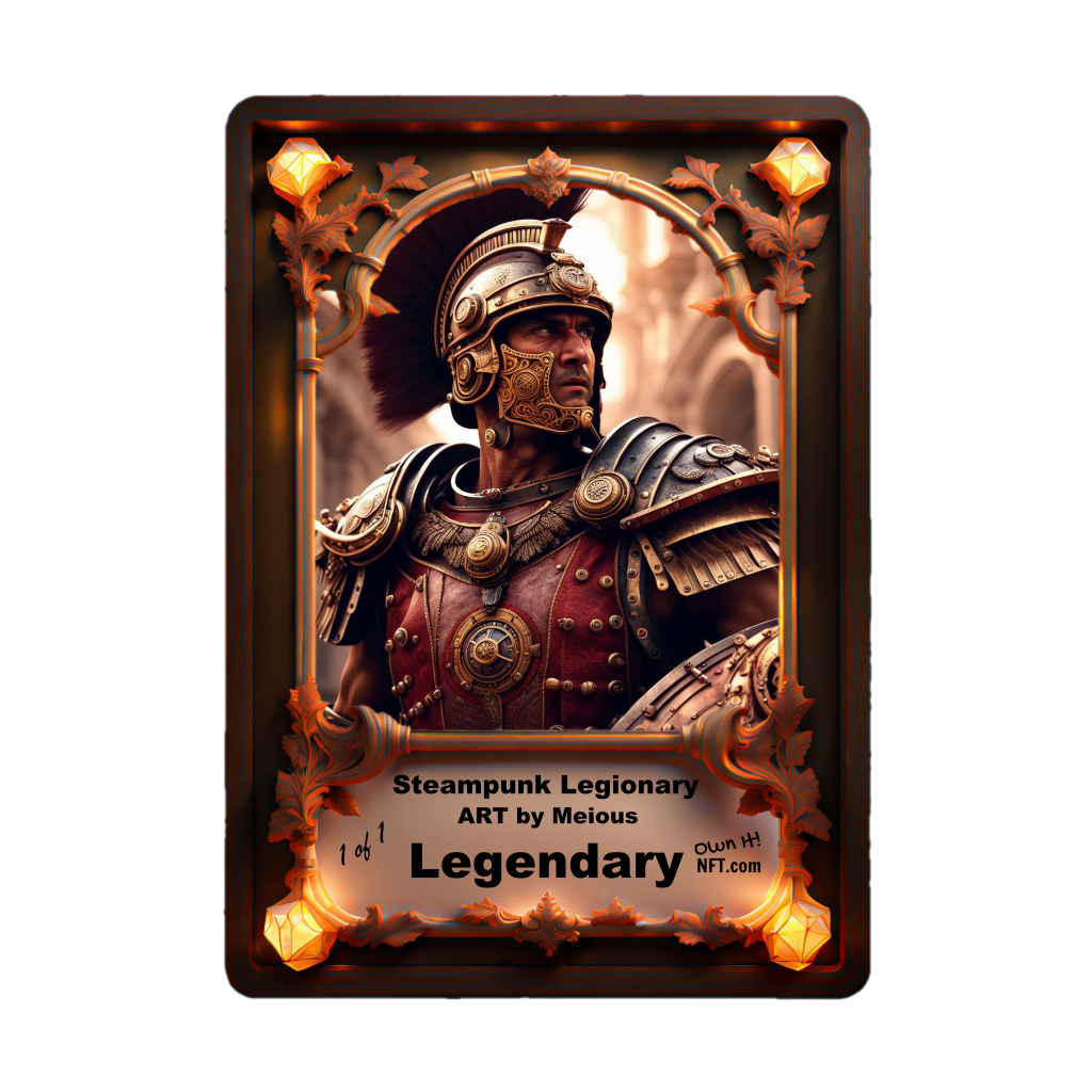 The Steampunk Roman Legionary Legendary NFT 1 of 1